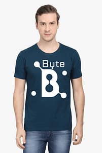 LOOGA Online Shop | Buy Trendy T Shirts For Men & Women 32 Men’s Blue Coding T-Shirt