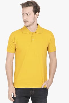 polo t shirts for men yellow color
